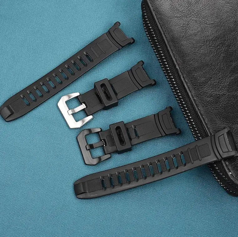 

Replacement Watch Accessories strap FOR CASIO PRG-130Y/PRW-1500Y Wrist Watch band Waterproof Rubber Silicone Sport Bracelet 26mm