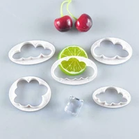 5pcs cloud shape cookie cutter made 3d printed fondant for cake decorating tools pudding candy soap candle molds