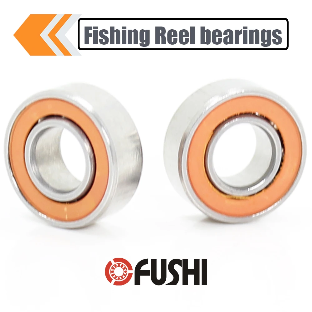 

2Pcs Fishing Reel Bearings 3*10*4 mm S623 2RS Stainless Steel Hybrid Ceramic Air Bearing S623RS S623 2OS CB