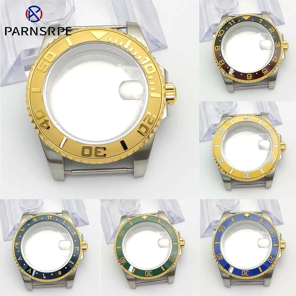 40 мм мужское искусственное сапфировое стекло для мужского движения NH35