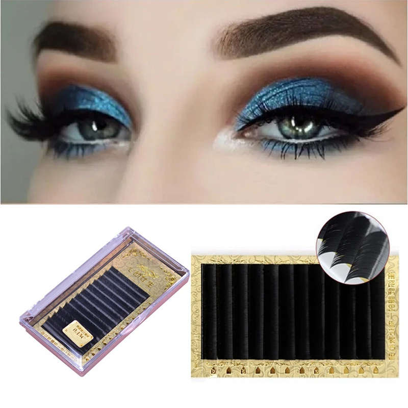 

Individual Premium Eyelashes Super Soft Silk Mink 9-13mm Mixed Length Extension Volume False Lashes Supplie Cilios Maquillage