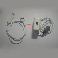 For iPod 3rd 4Th Photo 12V 0.67A 1394 USB adapter charging cable replace for wall charger + 6Pin cable kit