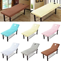 pure massage bedsheet spa fitted sheet quilt cover beauty salon table face breath hole beauty elastic soft massage bed cover