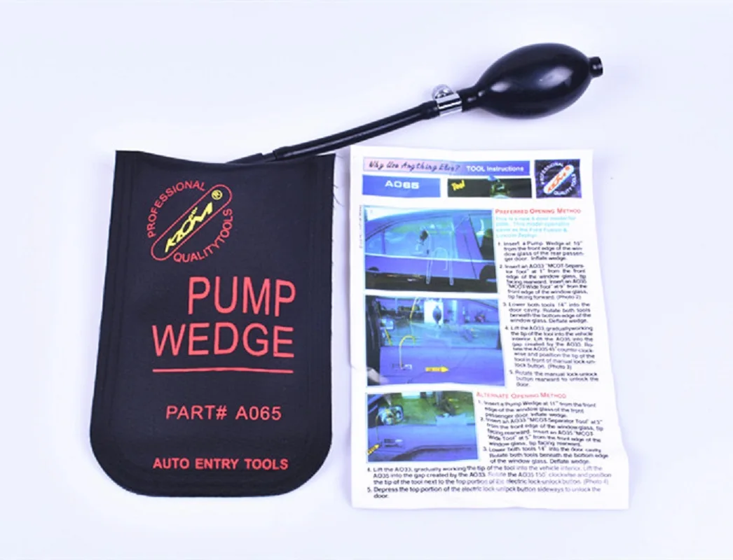 KLOM НАСОС КЛИН Слесарные Инструменты Авто Воздушный Клин Подушка безопасности набор отмычек открывание двери автомобиля замок KLOM НАСОС КЛИН Слесарные Инструменты Авто Воздушный Клин Подушка безопасности набор отмычек открывание двери автомобиля замок