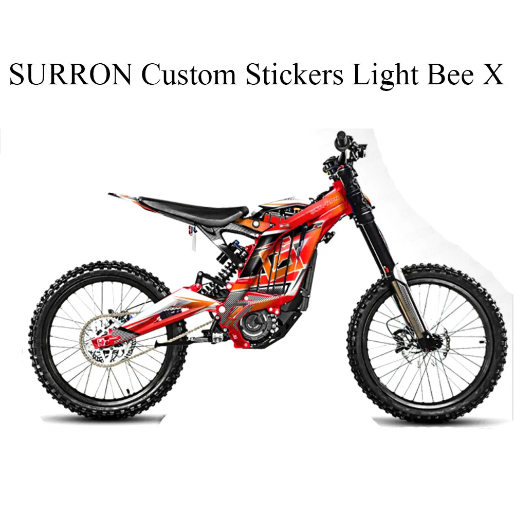 

For SURRON Custom Stickers Light Bee X Electric Off-road Bike Dirtbike Decorative Self-adhesive Moisture-proof Thick SUR-RON