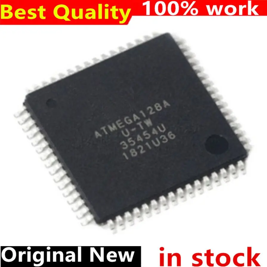 

(10piece)100% New ATMEGA128A-AU ATMEGA128A AU QFP-64 Chipset
