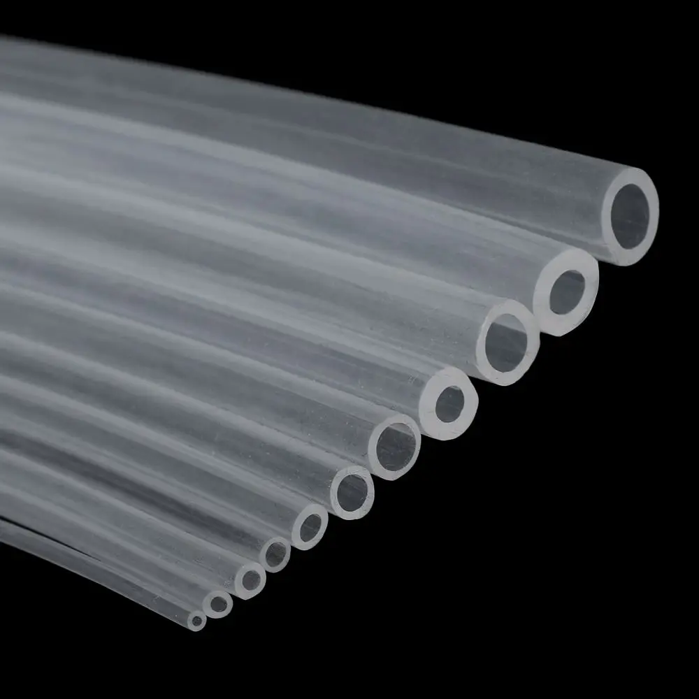 

1M Milk Clear Food Grade Beer Silicone Tube Translucent Hose Pipe Soft Rubber
