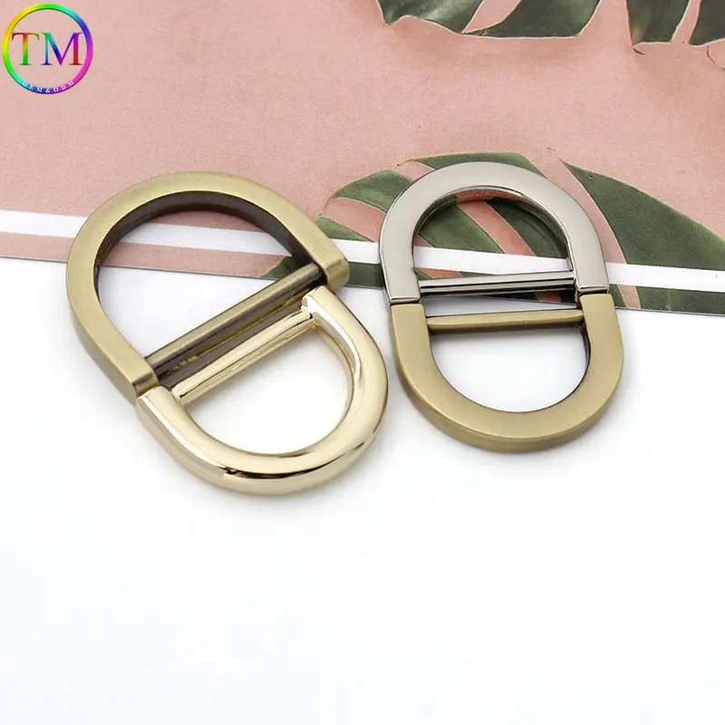 10-50 Pieces Detachable Metal D Ring Buckles For Bag Belt Clasp Handbag Shoulder Strap Clip Diy Leather Hardware Accessories