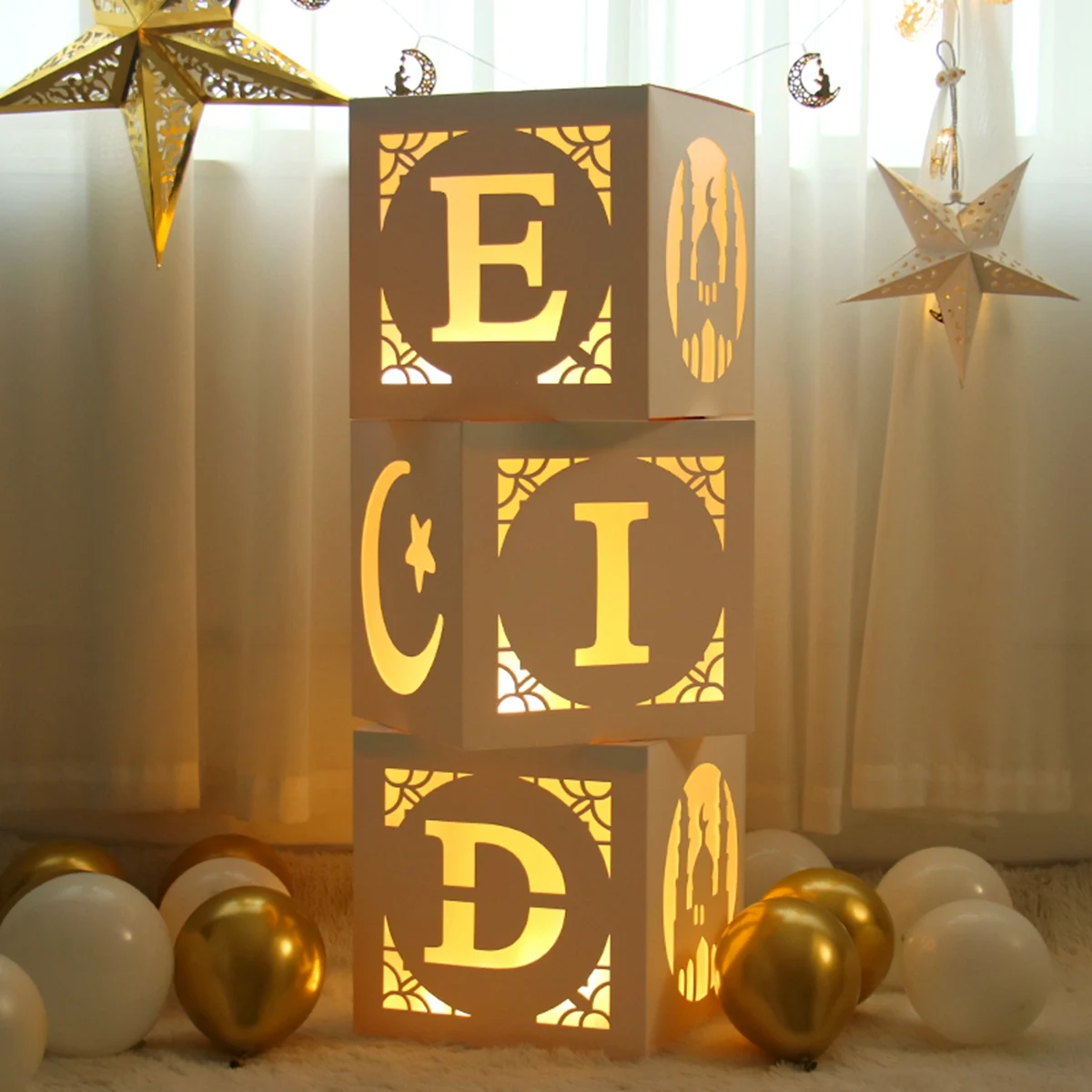 

Eid Letter Box Eid Mubarak Ramadan Kareem Gift Islam Muslim Party Supplies Ramadan Decoration For Home Eid Al-fitr Gifts