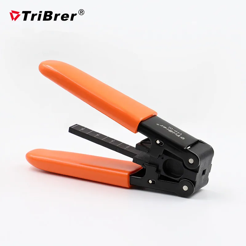 TriBrer TTP-01 Leather cable stripper pliers fiber stripping fiber optic cold picking tool for 2mm/3mm Indoor fiber