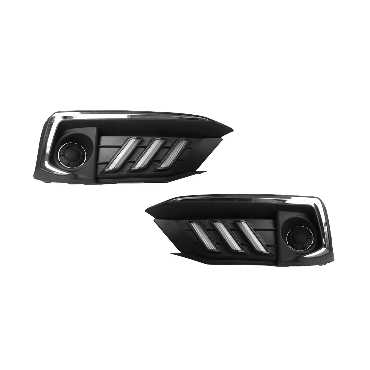 

Tri-Color Daytime Running Light Bumper Fog Lamp LED for Honda Civic 2019