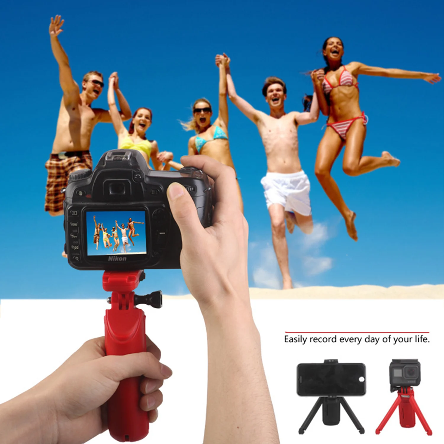 

Multifunctional Mini Tripod Handheld Stabilizer for Smartphone Action Camera