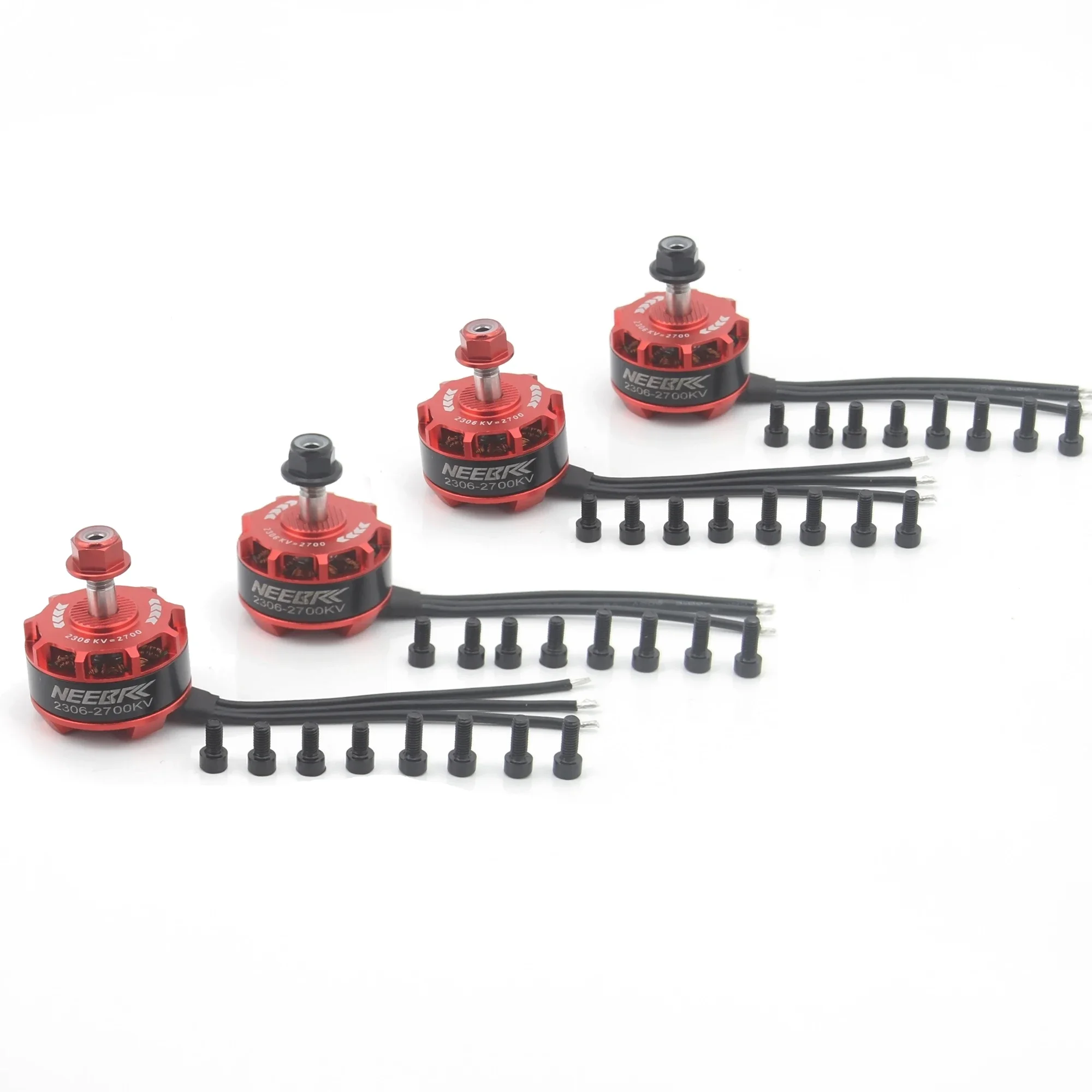 4 шт. NEEBRC 2306 бесщеточный двигатель 280 кв кВ 2-4S CW/CCW для QAV250 Eachine Wizard X220 RC Дрон