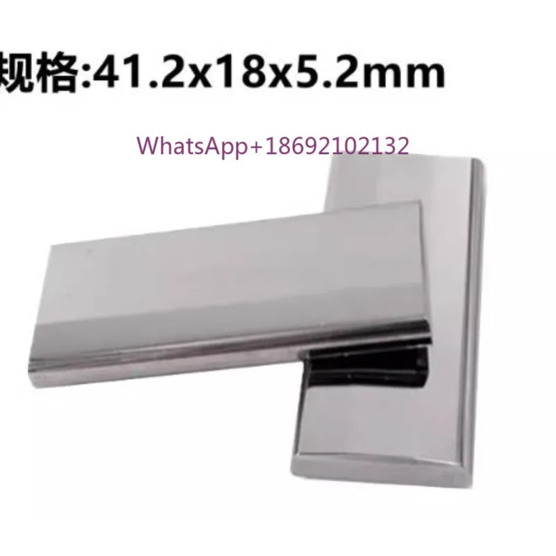 Фото Токопроводящий блок для станков Mitsubishi серии CNC M010, контакт для подачи проволоки в электроэрозионный станок X089D256H01, 41/38*18*5 мм №4