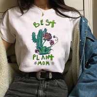 best plant mom cactus flower graphic print t shirt women fashion short sleeve tees tops female ladies lady tshirt t shirt
