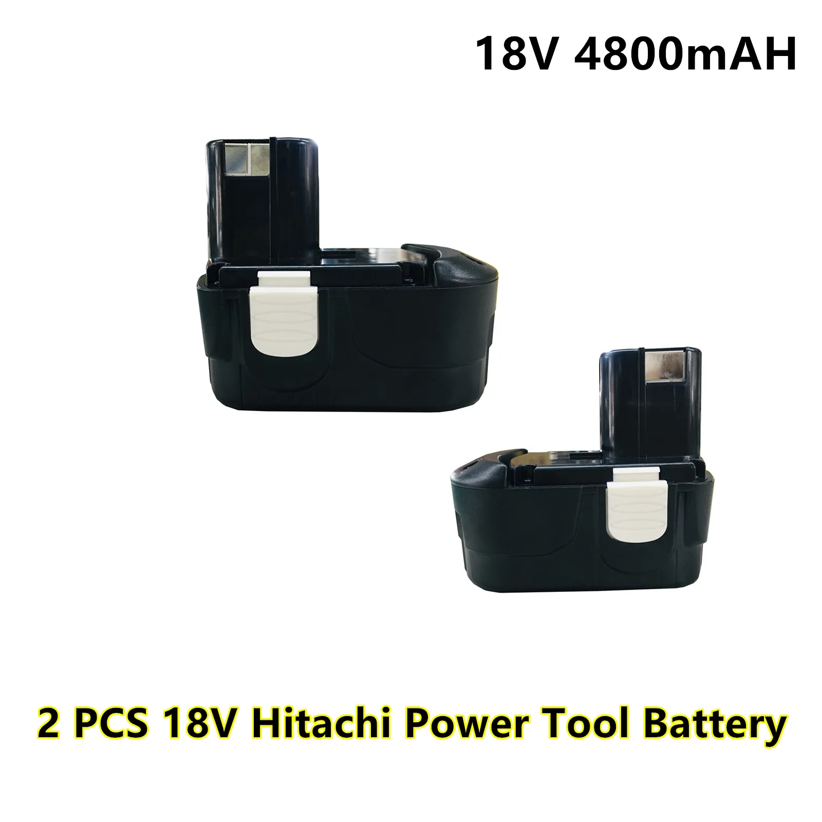 

2 PCS For Replacement Hitachi Power Tool EB1820 EB1812 EB1814 BCC1815 EB1830H EB1833X EB18B 18V 4.8Ah NI-CD Battery