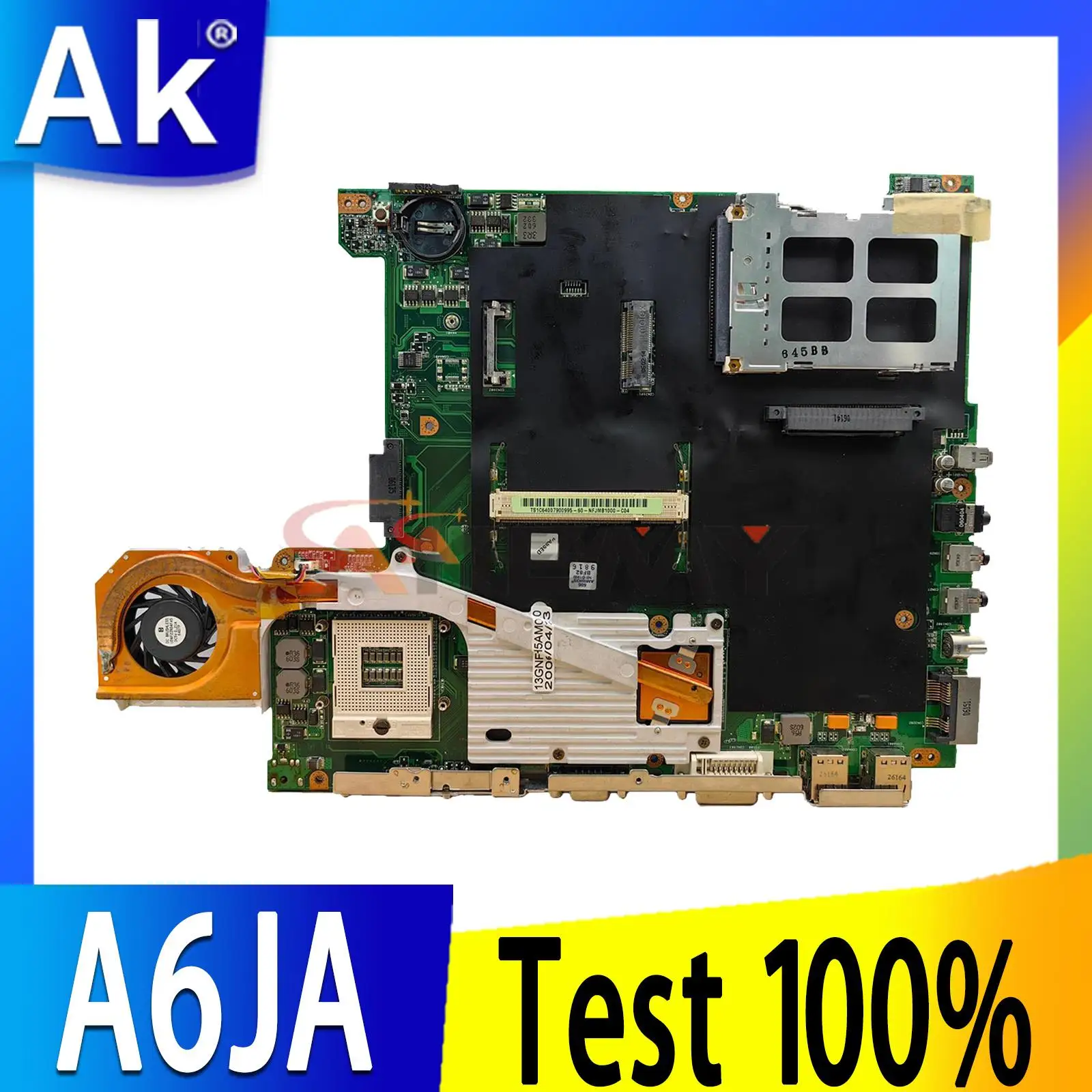 

Материнская плата для ноутбука Asus A6J A6JC A6J A6JA series с интерфейсом IDE, жесткий диск 100% протестирован и работает идеально!