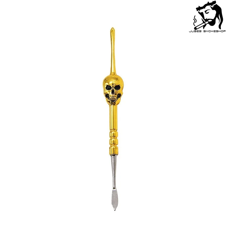 

JUSES' SMOKESHOP 1Pc Heat-resistant Smoke Oil Spoon Creative Cartoon Badge Cleaning Stick Smoke Pipe Fitting Oil Burner