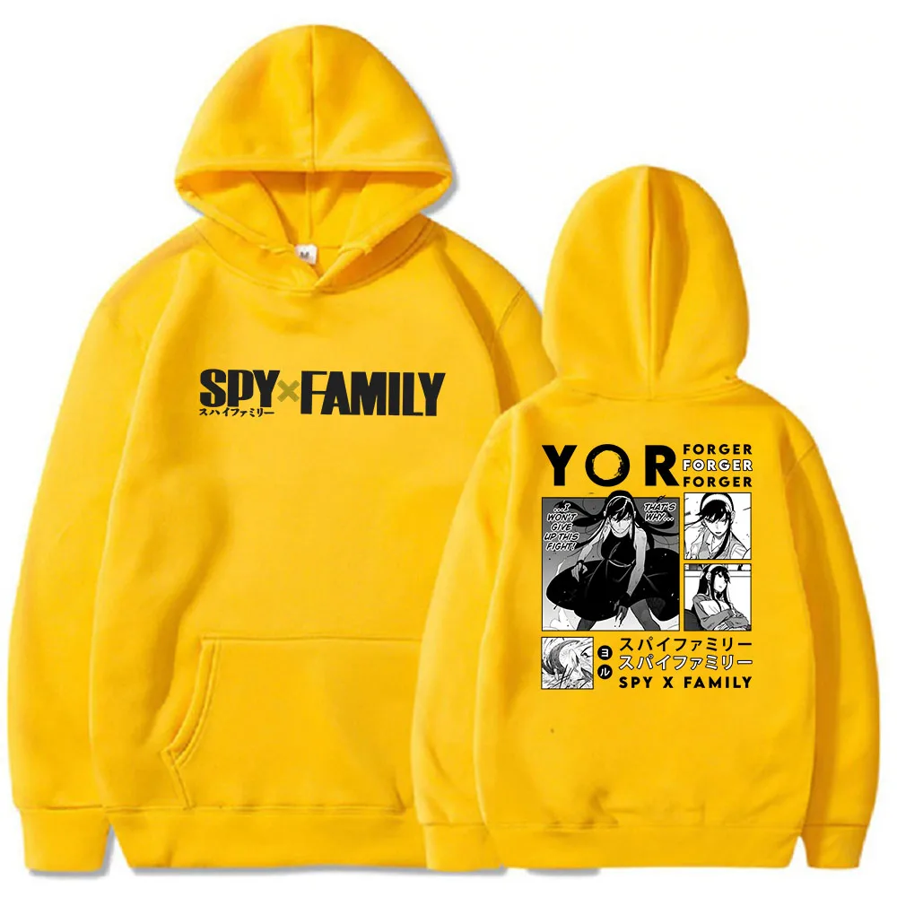 

Spy X Family Graphic Hoodies Boys Kawaii Anime Yor Forger Cartoon Sweatshirt with Hooded Kids Clothes Girls Y2k Sudaderas Casual
