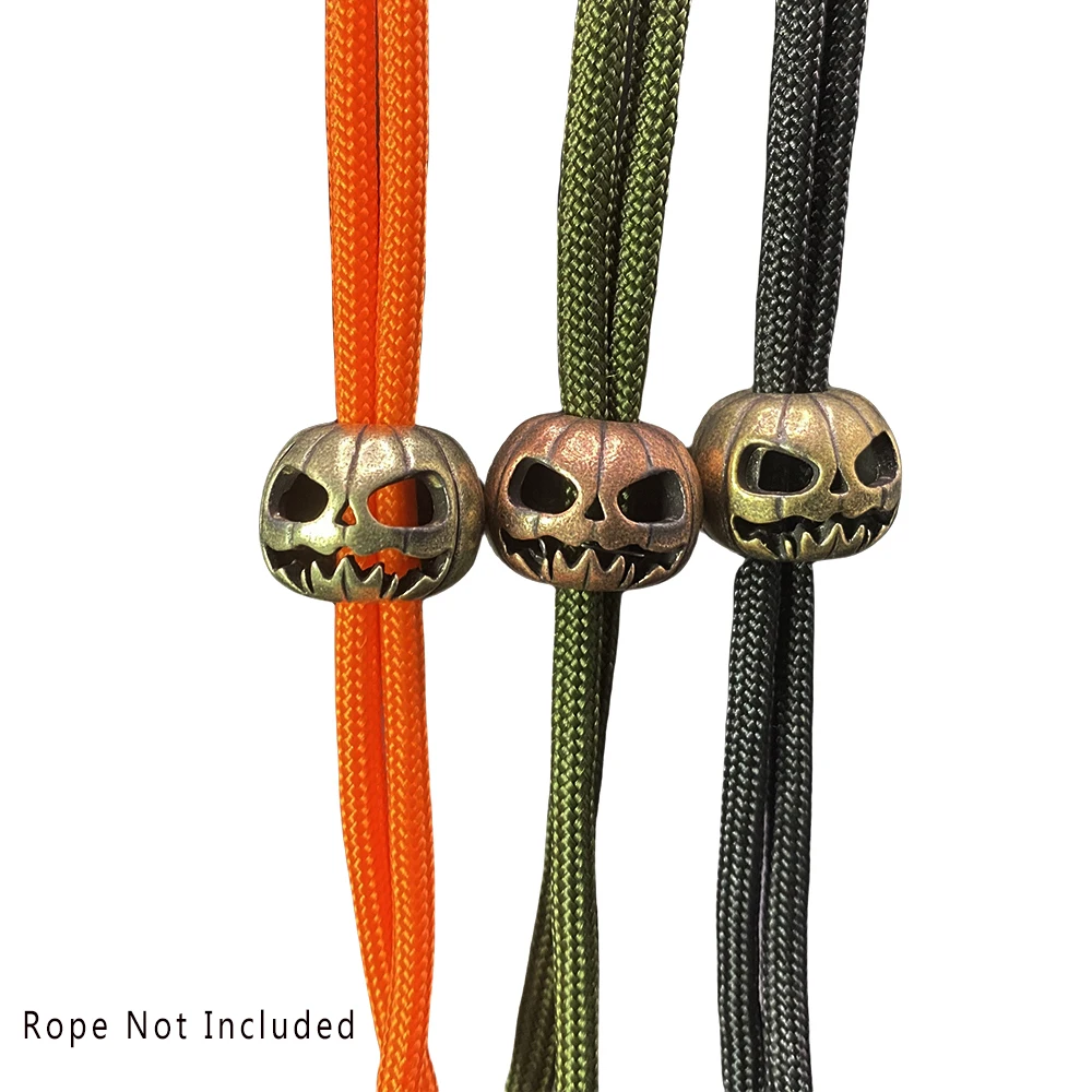 2 шт. латунные подвески в виде тыквы черепа и лица