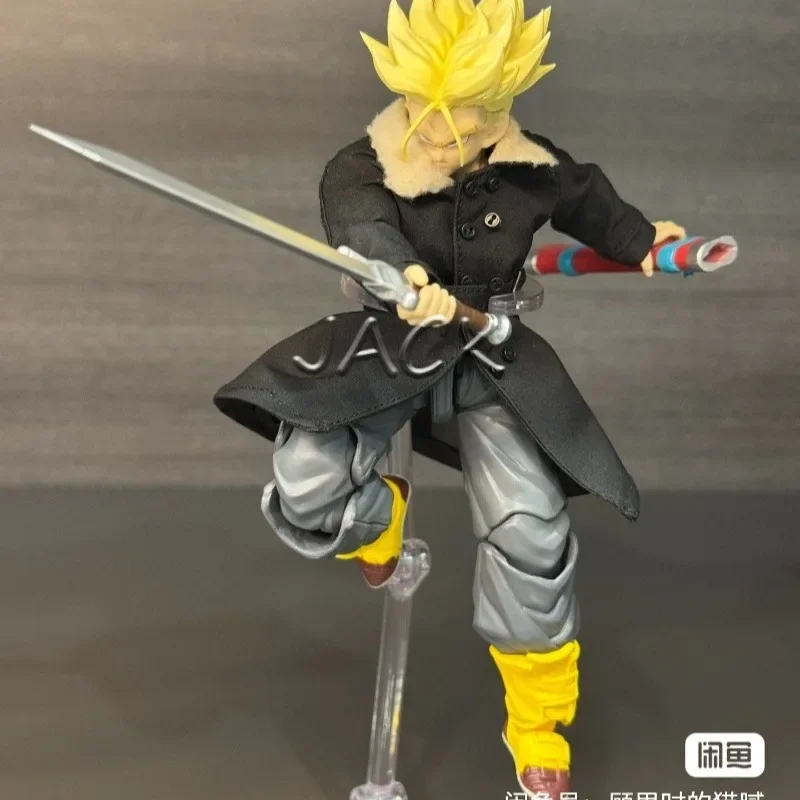 Фото В наличии: Коллекционная подвижная фигурка Dragon Ball Super Tacit Understanding Movable Trantus Super 4 Goku Black Goku – идеальный подарок №4