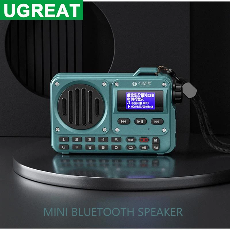 

BV800 Super-Portable Multifunctional Bluetooth Speaker For The Elderly Card Insertion USB Flash Drive Playback Mini Audio System