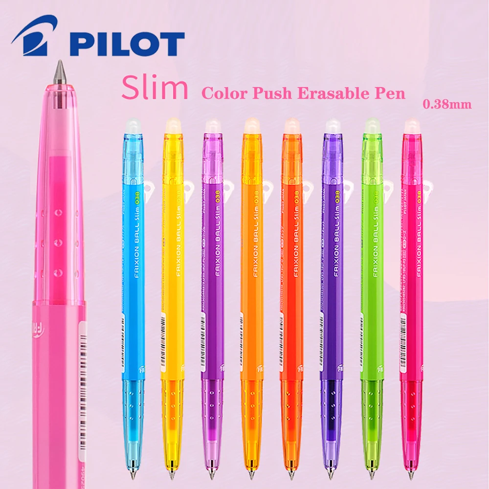 

1pc Pilot FRIXION Erasable Gel Pen LFBS-18UF Ultra Thin Pen 0.38mm Graffiti Marker School Supplies Office Stationery Cute Things