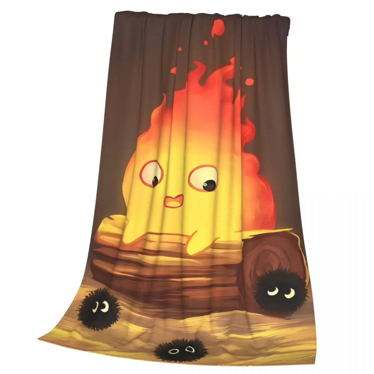 MINISO Флисовое одеяло Flame Calcifer