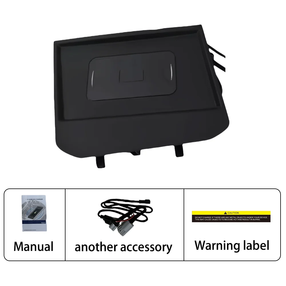 

Индукционная зарядная панель QI 15 Вт, быстрая для Iphone, беспроводная зарядка, автомобильные аксессуары для Peugeot 3008 2016-2021 LHD