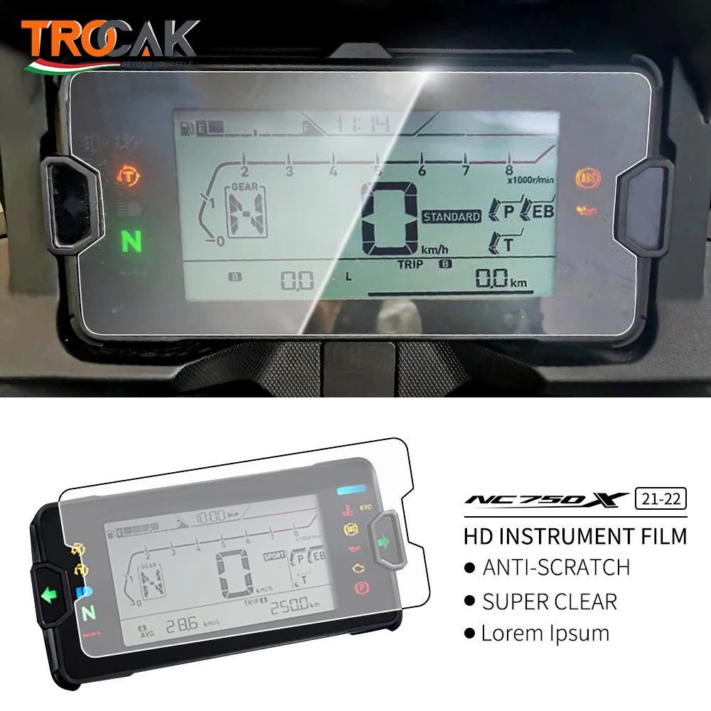 

Fit For Honda NC750X NC 750 X NC 750X 2021 - Motorcycle Accessories Scratch Cluster Screen Dashboard Protection Instrument Film