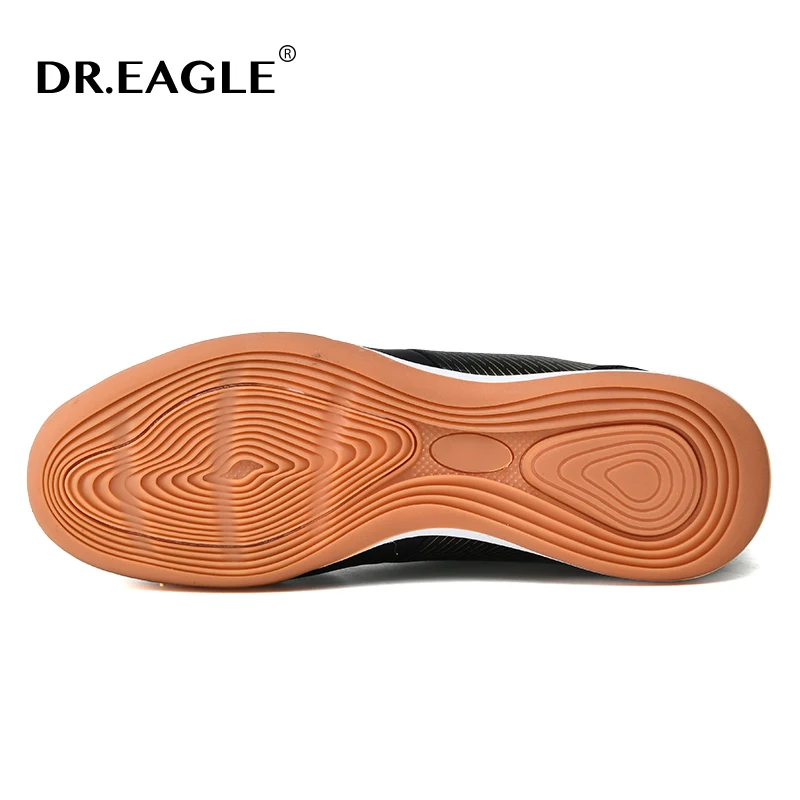 DR.EAGLE Men Indoor Football Shoes Futsal Beef Tendon Bottom Men Professional Non Slip Soccer Shoes IC Football Shoes Cleats
