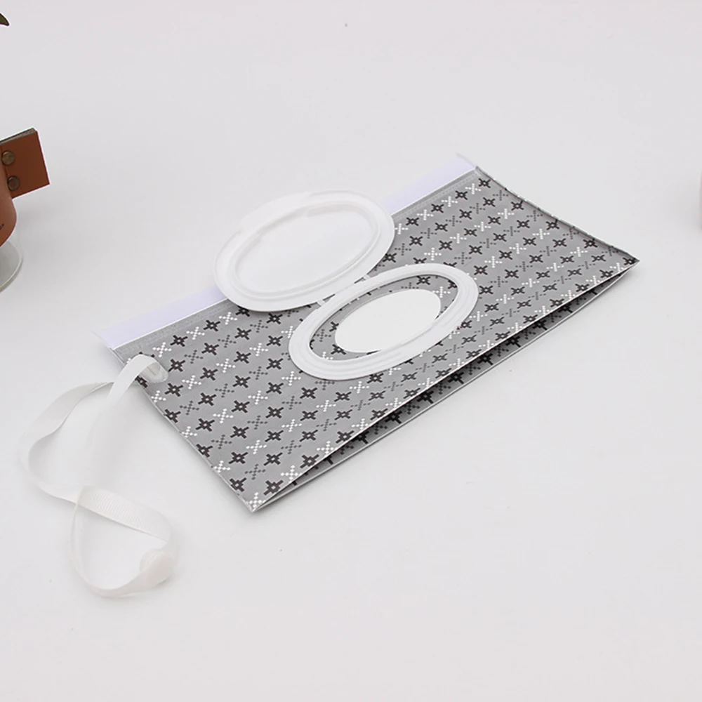 

2PCS Portable Baby Wipe Dispenser Refillable Reusable for Travel Wet Wipe Pouch Lightweight and Durable Wipe Dispenser JS22