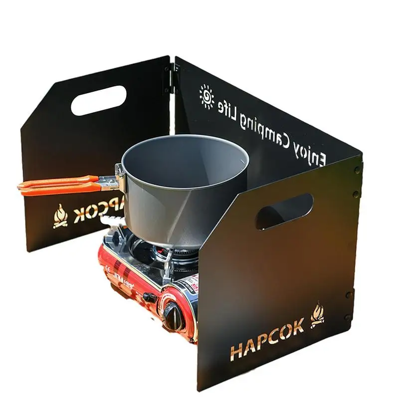 

Camp Stove Wind Guard Screen Windscreen Guard For Outdoor Picnic Cooker Portable Outdoor Picnic Cooker Stove Wind Screen