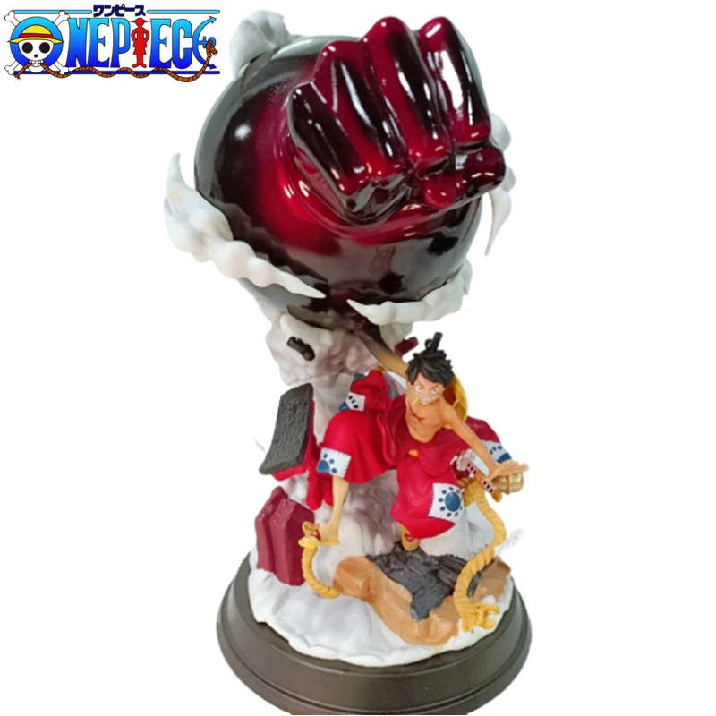 

27cm Gk One Piece Luffy Gear 3 Anime Figure Large Wano Kimono PVC Action Figurine Statue Model Collection Doll Toy Xmas Gift