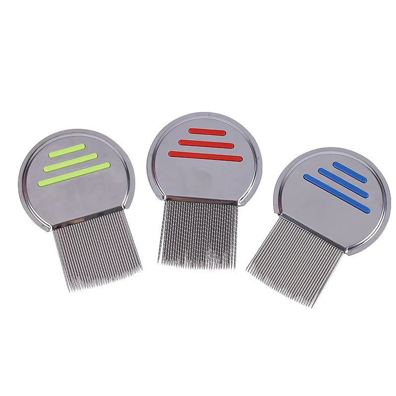 

New Cross-Border Pet Comb Dog Flea Comb Stainless Steel Thread Needle Comb Cat Beauty Supplies in Stock Wholesale