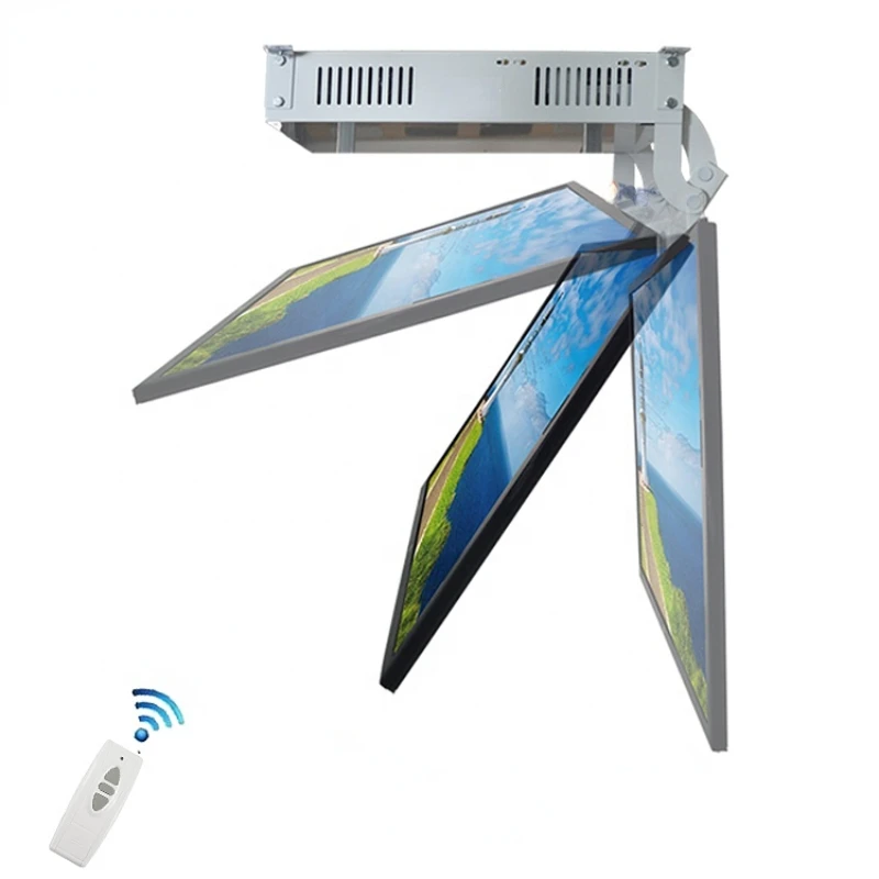 55 to75 Inch Wireless Control Motorized Flip Down from Ceili