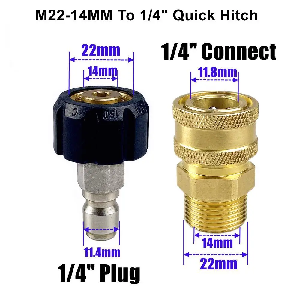 

Адаптер для мойки высокого давления M22 To Quick Connector