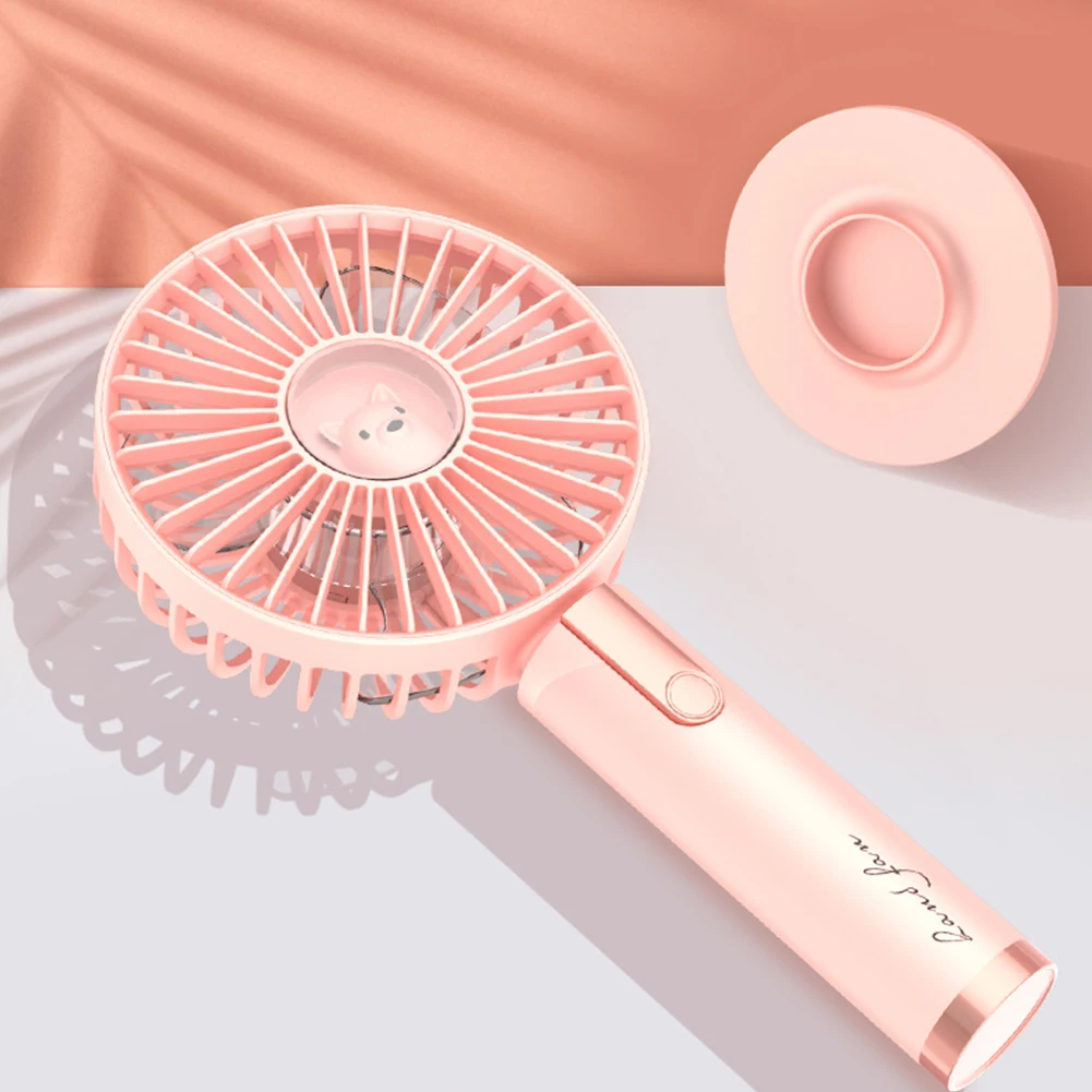 

Mini Handheld Fan Portable USB Rechargeable Battery Cooling Desktop for Household Travel Outdoor Portable Fans