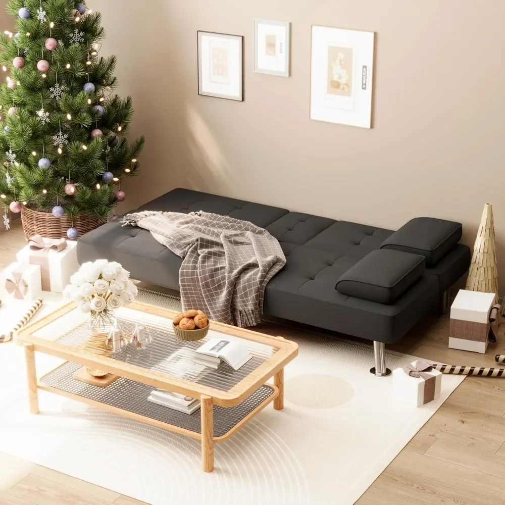Современный мягкий трансформируемый складной диван-кровать Futon со съемными