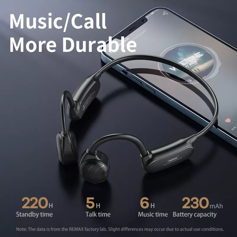 Real Bone Conduction Headset Bluetooth Earphone Ear-Hook Wireless Running Headphones Waterproof Sport Music Headset With Mic enlarge