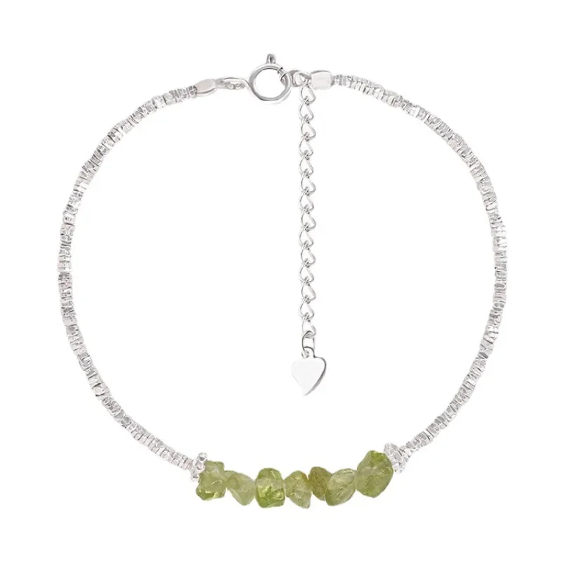 Sweetolive зеленый оливковый браслет с цирконом женский простой элегантный