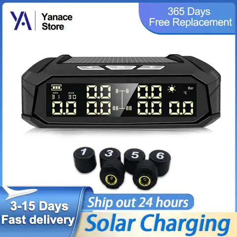 Система мониторинга давления в шинах Yanace с 6 датчиками