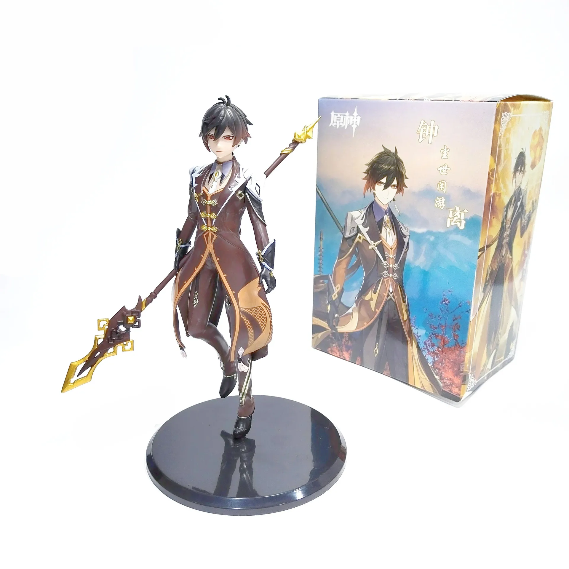 

Фигурка аниме Genshin Impact, 19 см, фигурка Чжун ли, 1/7 г., коллекционная Игровая кукла GK, экшн-фигурка из ПВХ, модель, игрушка для детей, подарки