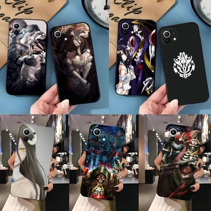 Чехол для телефона с аниме Overlord Ainz Albedo Nazarick для Xiaomi 11T 11X 11 11i 12 12Pro 10T 10TPro 10S 10Pro Pro Lite Ulltra MIX4 CIVI
