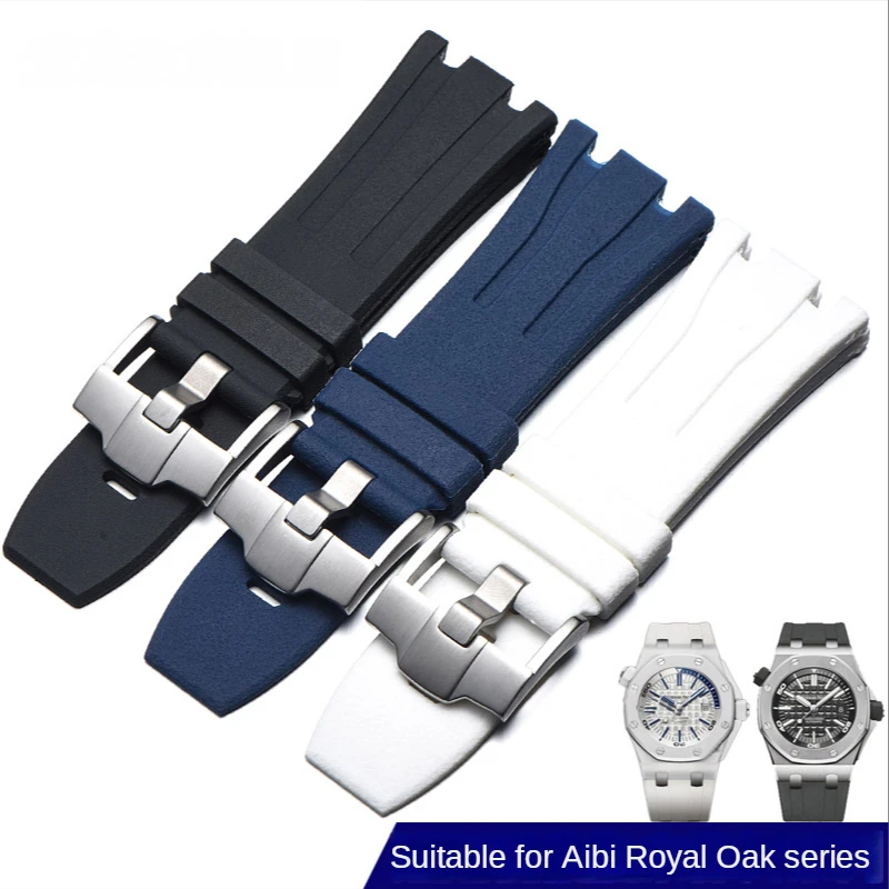 

Rubber Watch Strap for AP Audemars&Piguet 15703 15710 26067 26470 26178 Royal Oak Offshore 28mm Silicone Watch Accessories