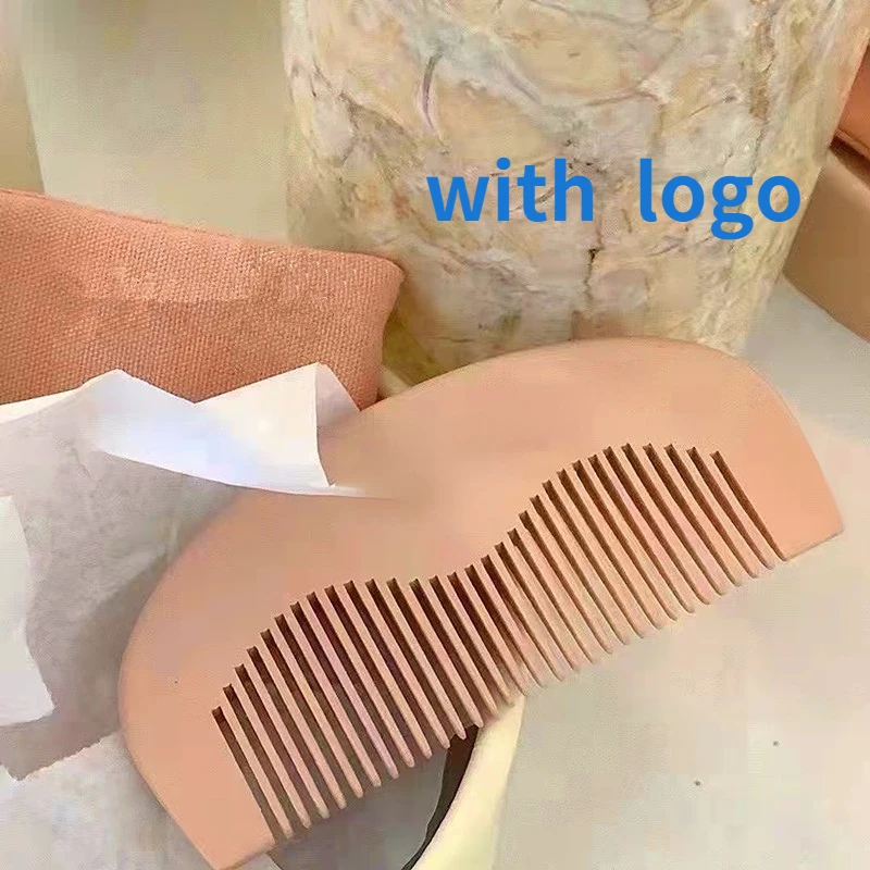 

Розовый деревянный гребень для ухода за волосами Антистатические Массажные гребни для макияжа женские гребни для девочек