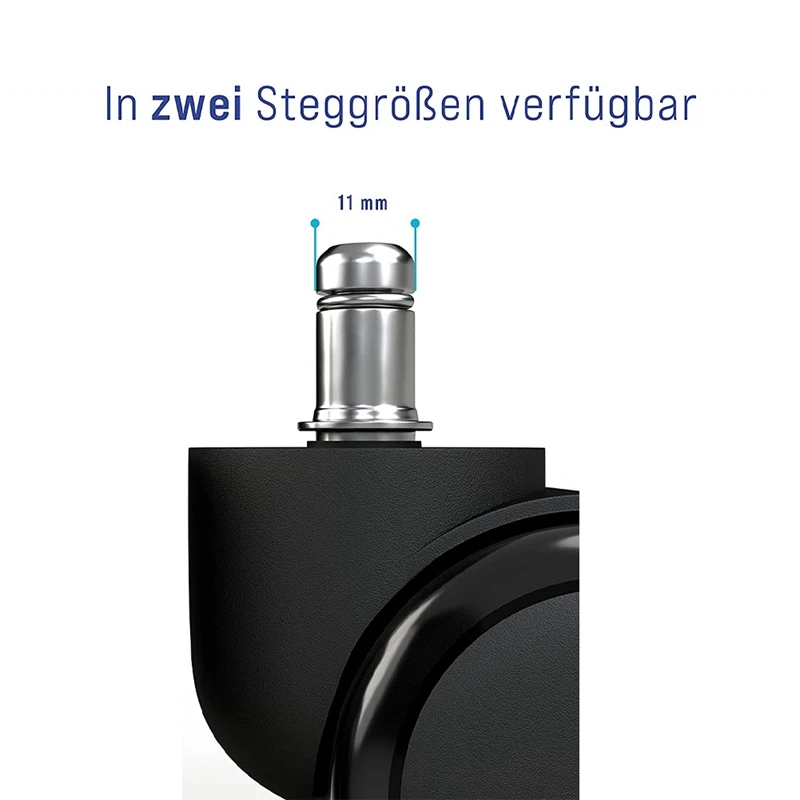 5 шт. жесткие напольные ролики 11 мм с покрытием |