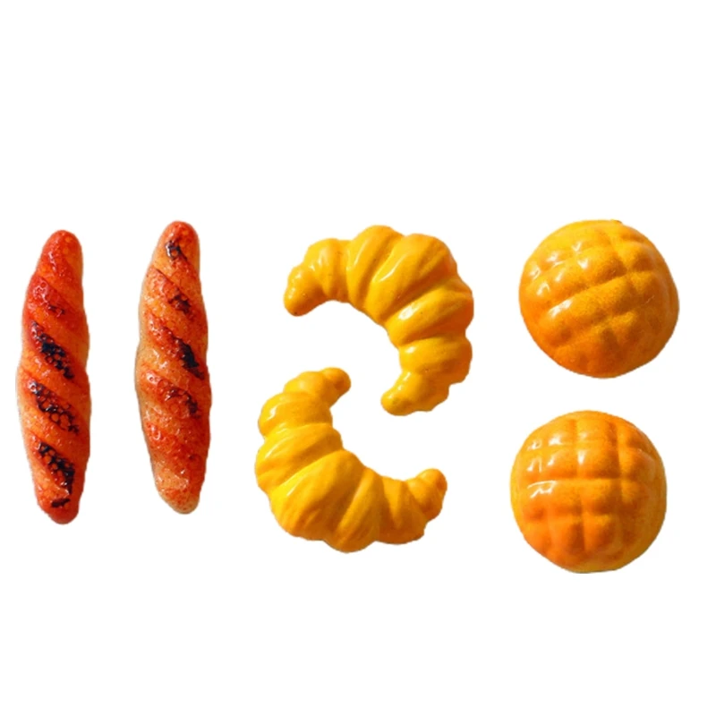 

Миниатюрная игрушка для кухни, модель тостов, хлеба, еды, Реплика багетов, Круассанов, кукольный домик, Декор, для детей, пасхальные gift G2AE