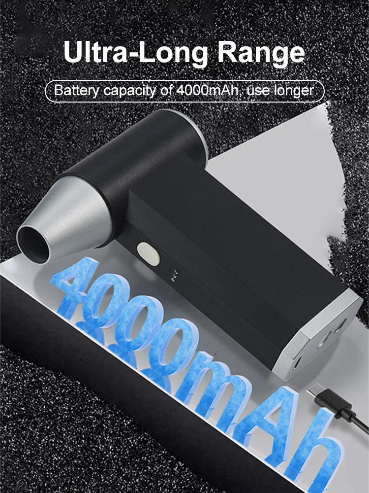 Мини-вентилятор Turbo Jet 110000 об/мин мощная воздуходувка высокопроизводительный