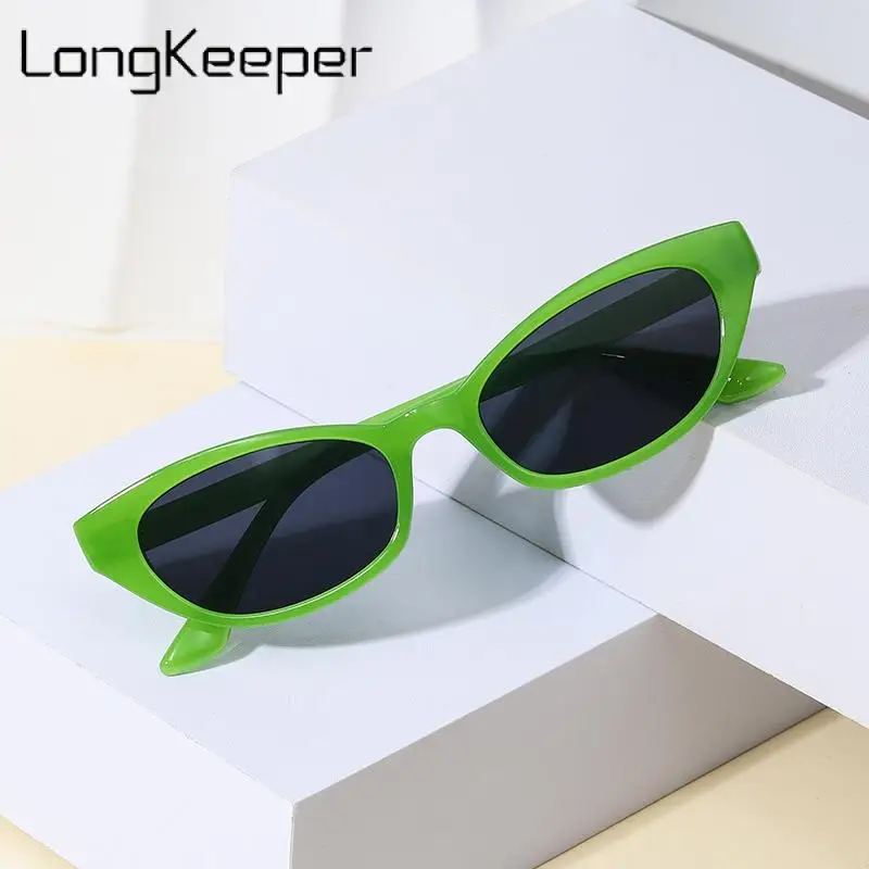 

Long Keeper Luxury Vintage Men Sunglasses Women 2023 Cat Eye Gradient Designer Sun Glasses Female Lentes De Sol Mujer Uv400 Y2K